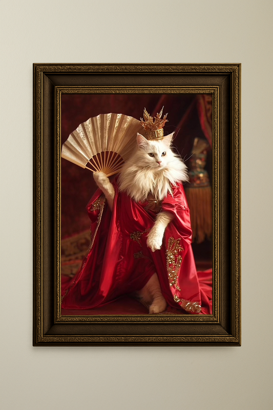 The Geisha - Cat Pet Portrait