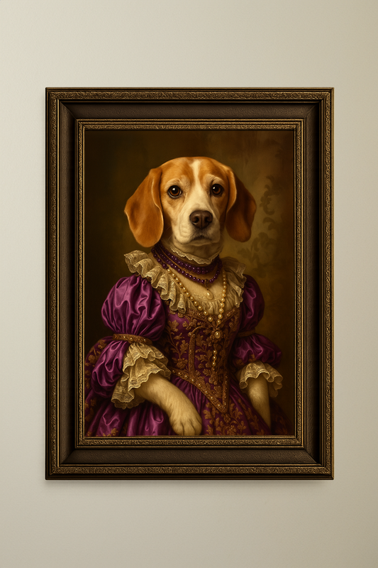 Duchess Violetpaw – Dog Pet Portrait