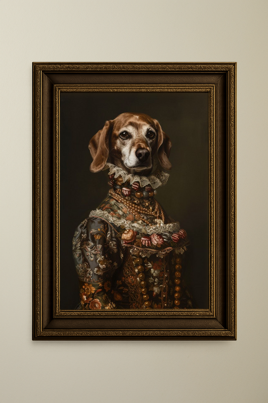 The Duchess – Dog Pet Portrait