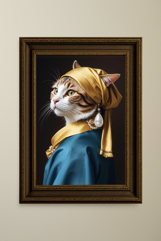The Muse - Cat Pet Portrait