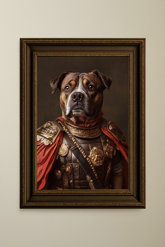 The Legionnaire - Dog Pet Portrait