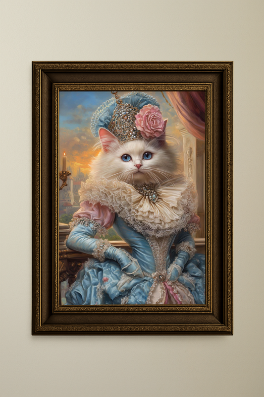 The Queen - Cat Pet Portrait