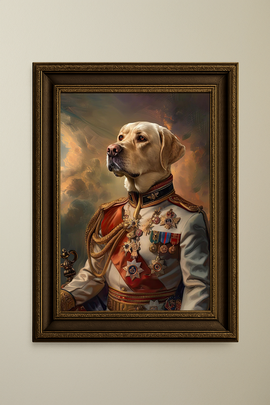 The General - Dog Pet Portrait