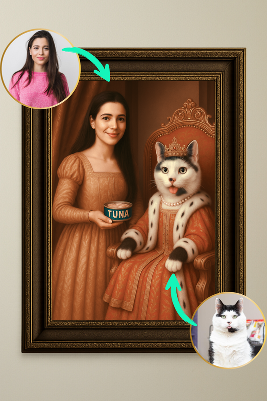 Her Loyal Handmaiden - Pet Portrait
